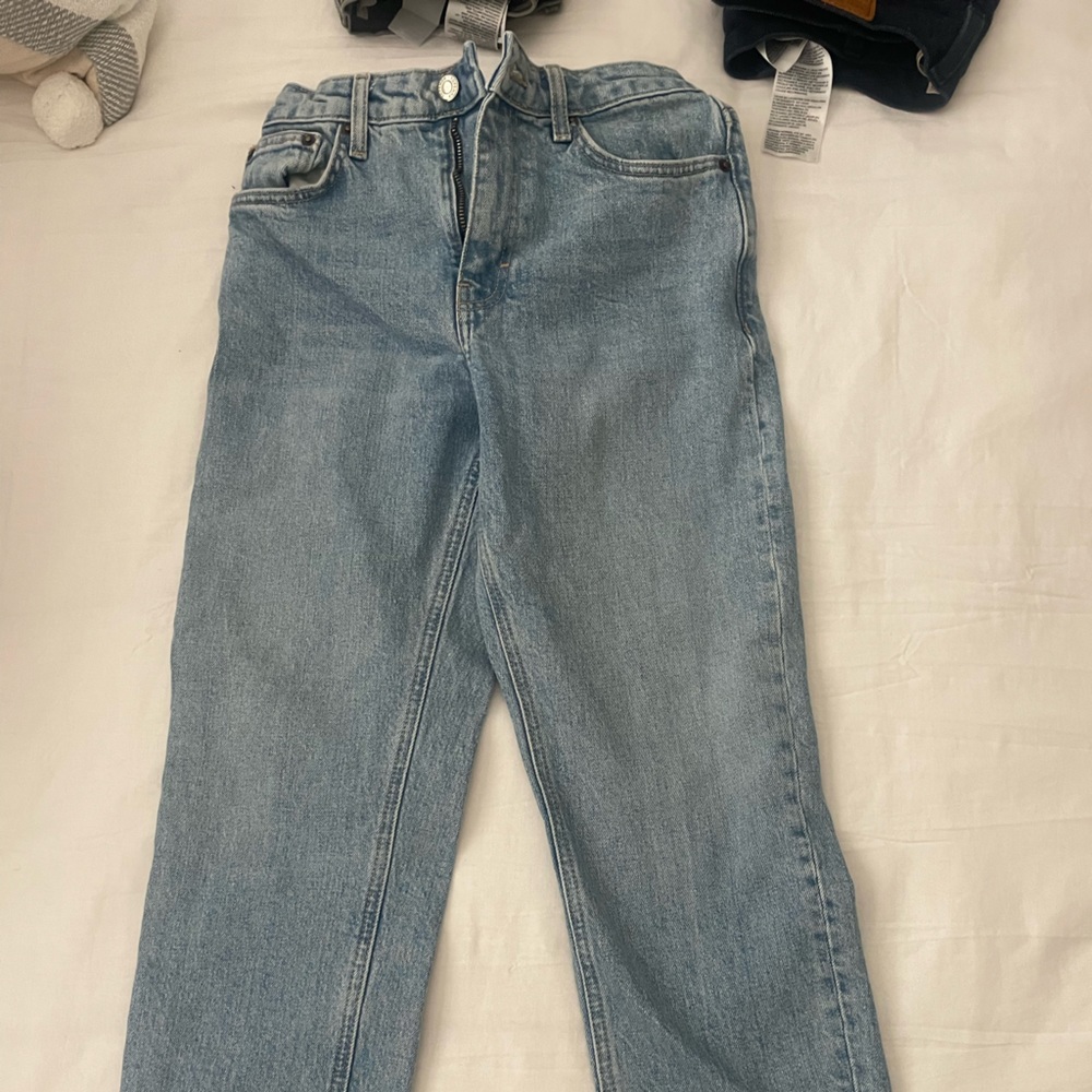 Top shop straight leg jeans size 25